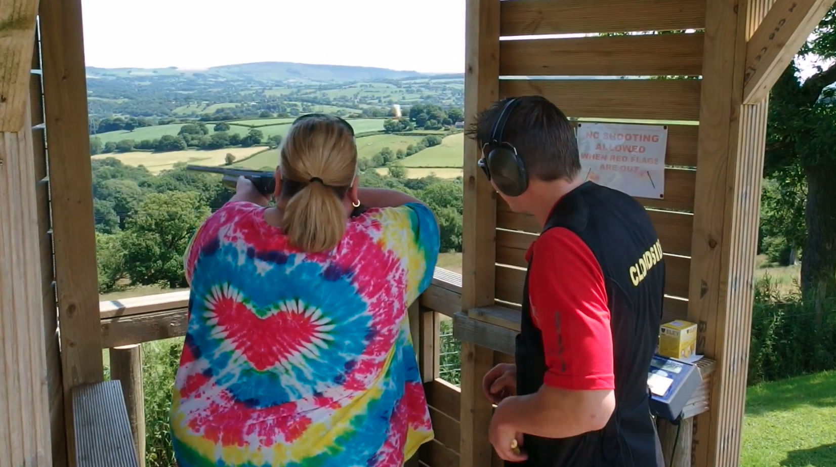Clay Pigeon Shooting at Cloudside Sporting Club